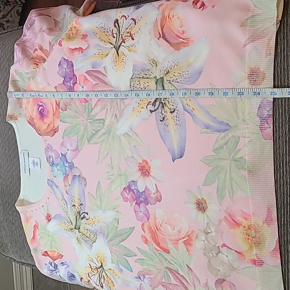 Alfred Dunner Floral Sweater NWT - Picture 10 of 13